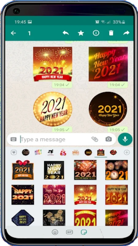 Happy New Year Stickers 2024 for Android - Enhance Chats