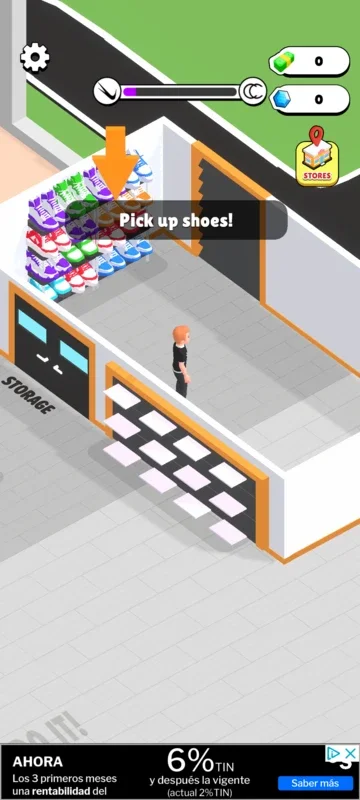 Outlets Rush for Android - Manage a Clothing Store