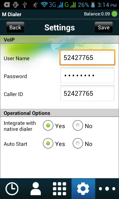 M Dialer for Android - Affordable International Calling