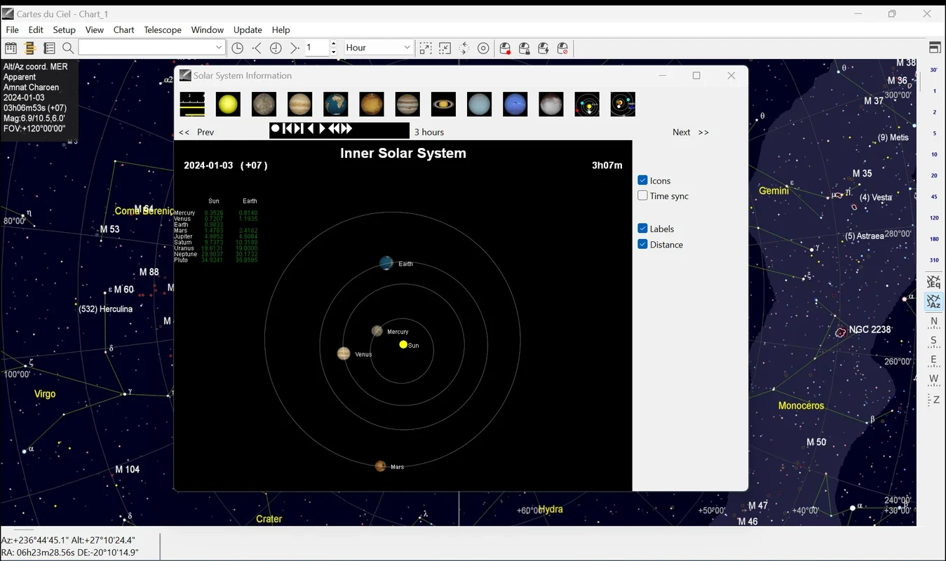 SkyChart for Windows: Immersive Stargazing Experience