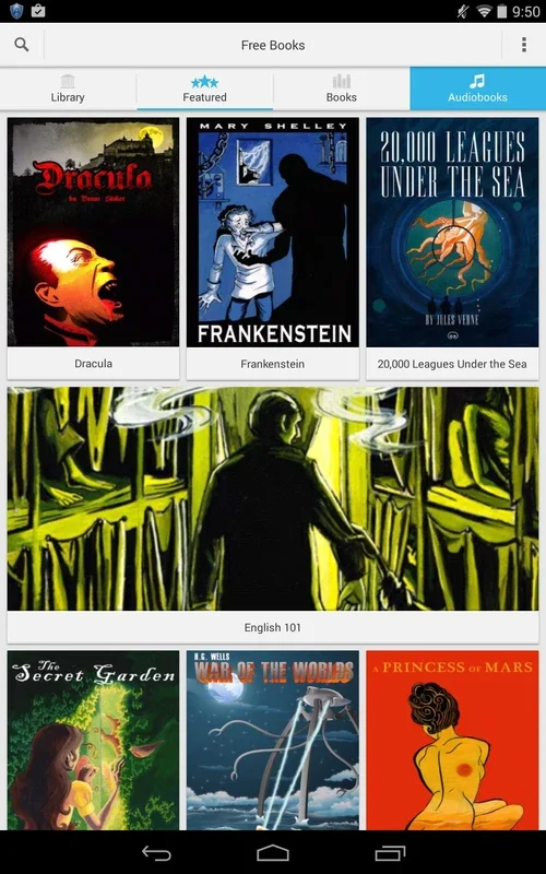 My Books on Android: A Vast Collection of Classics