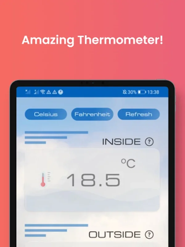 Room Temperature Thermometer for Android - Accurate Temperature Monitoring