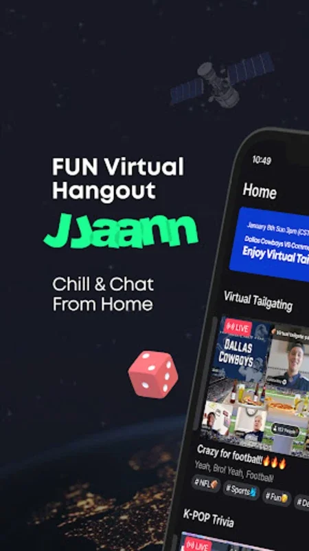 JJAANN for Android - Connect Globally Through Shared Interests