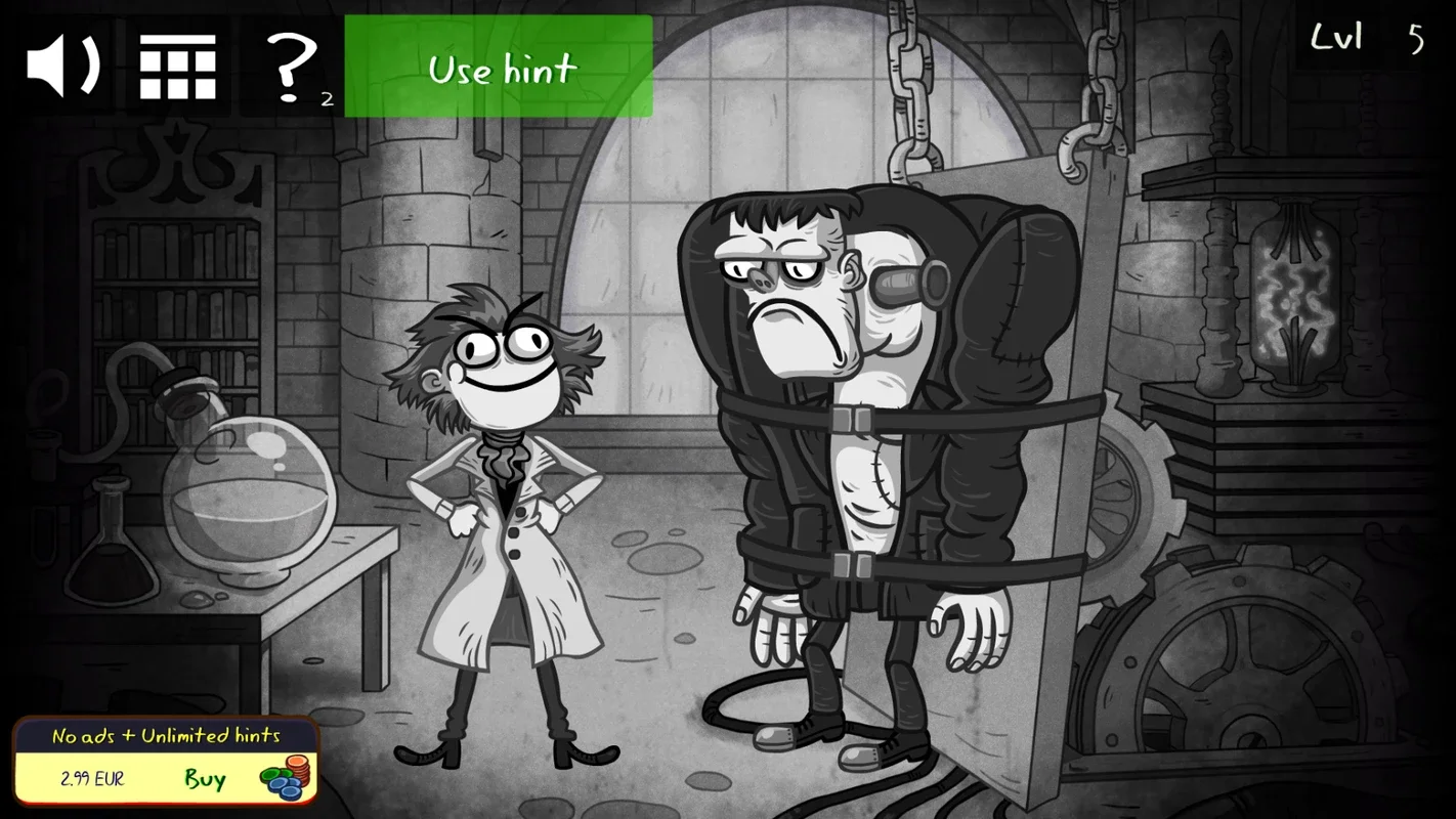 Troll Face Quest Horror for Android: Solve Horror Movie Puzzles