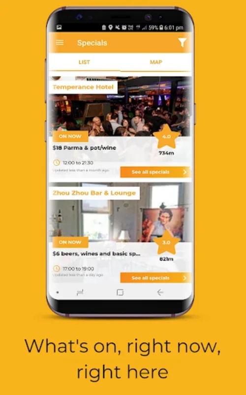 Happiest Hour for Android - Discover Great Pubs