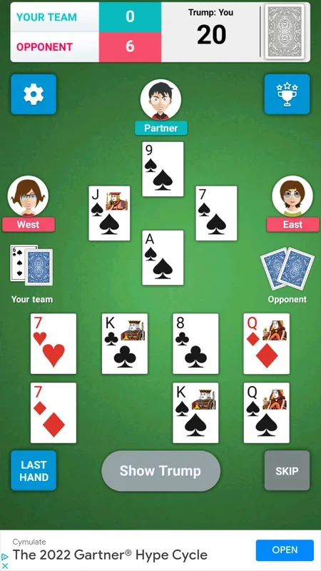 Cards 29 for Android - Engaging Card Game