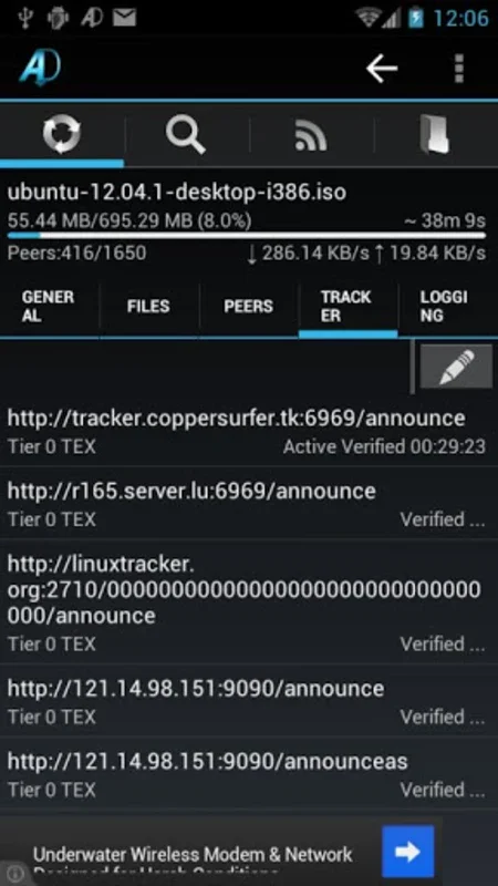 aDownloader New for Android - Streamlined Torrent Downloads