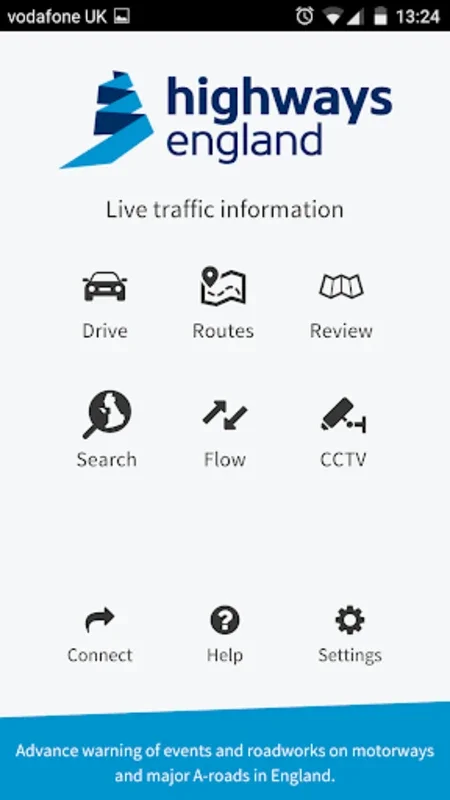 HE Traffic for Android: Monitor UK Road Conditions