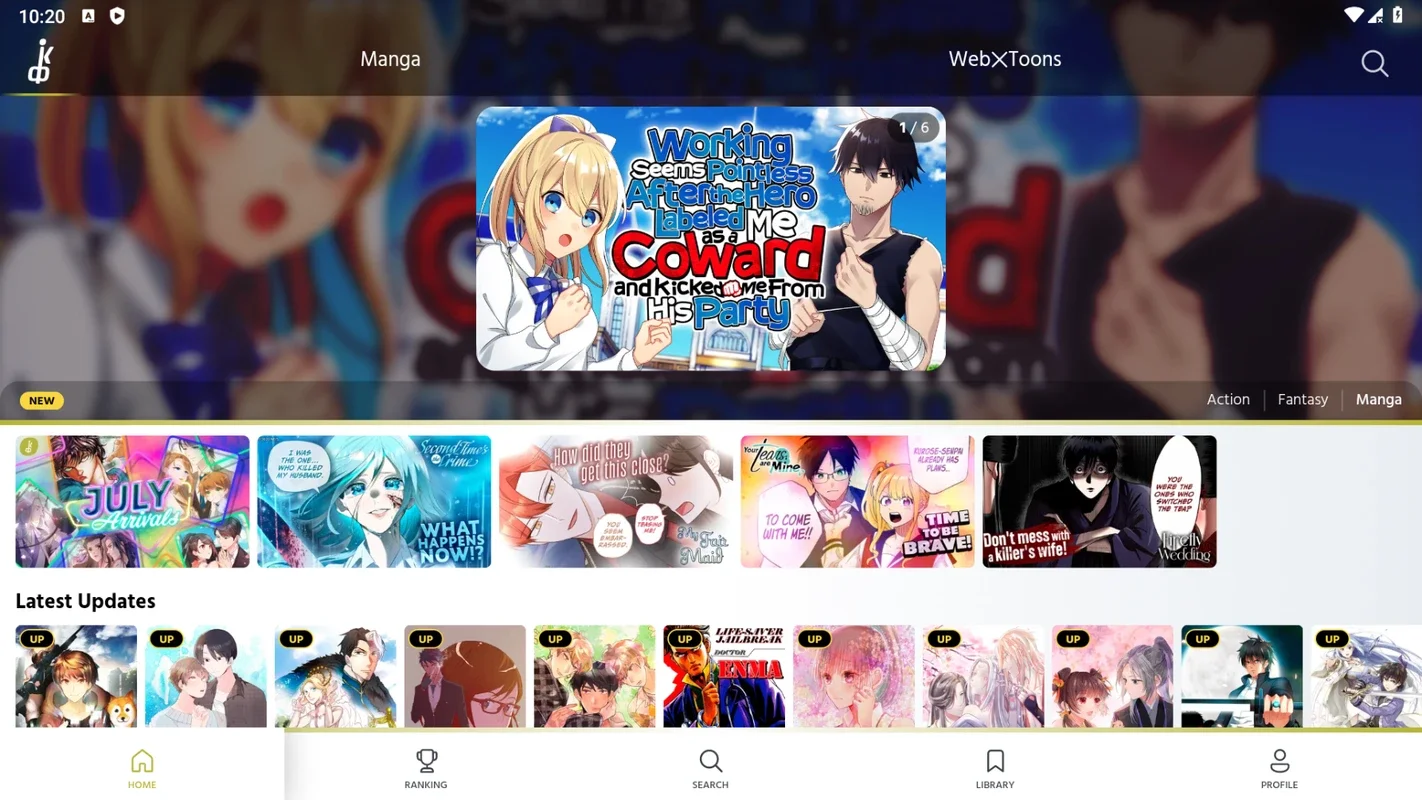 Comikey for Android - Free Reading App for Manga & Manhwa