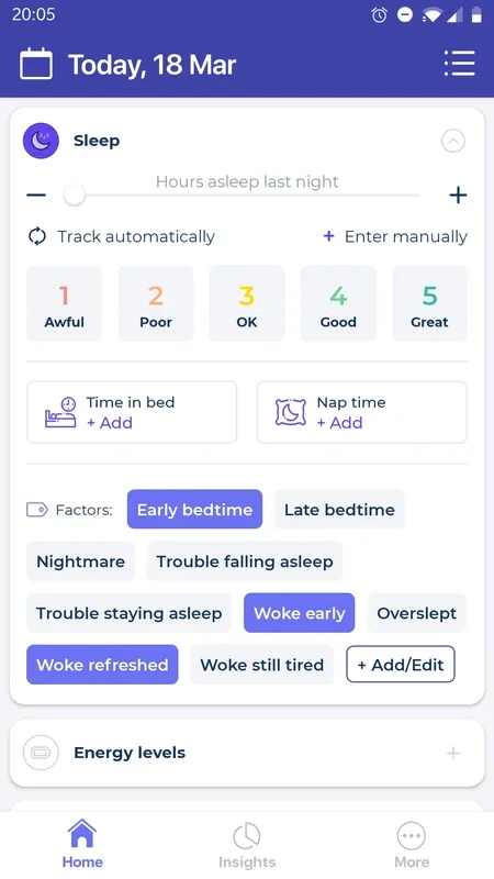 Bearable for Android - Track Your Daily Life