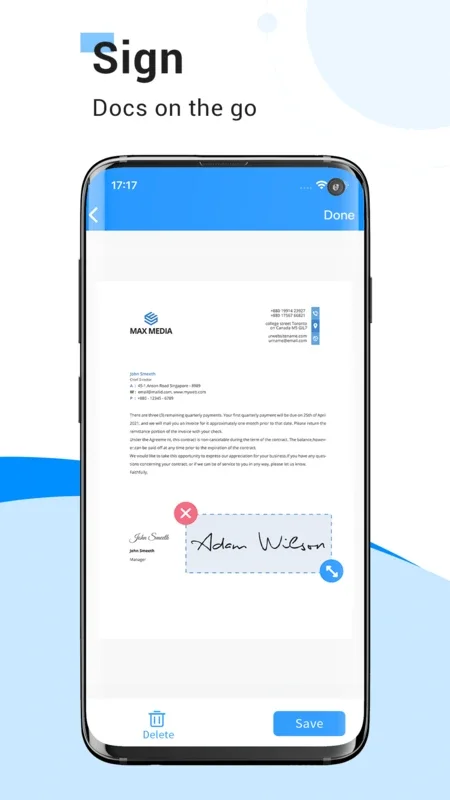 Apowersoft Scanner for Android: Streamlined Document Scanning