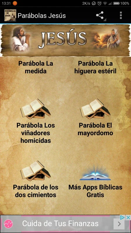 Parábolas Jesús for Android - Spiritual Insights App