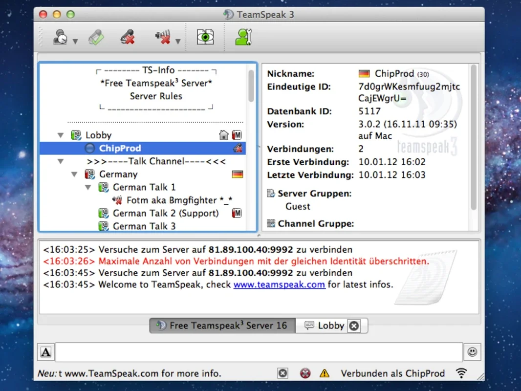 TeamTalk for Mac - Superior Voice Chats