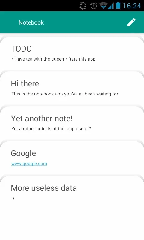 Notebook for Android - Organize Your Thoughts