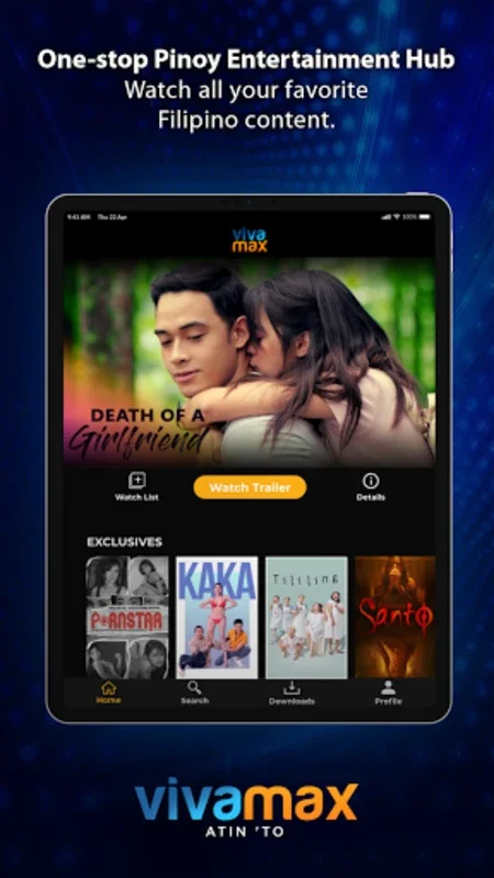 Vivamax for Android - Stream Filipino Blockbusters