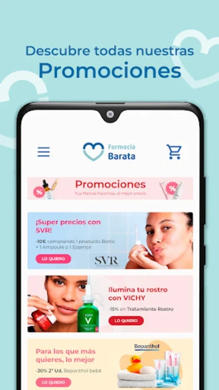 Farmaciabarata for Android - Exclusive Discounts on Top Brands