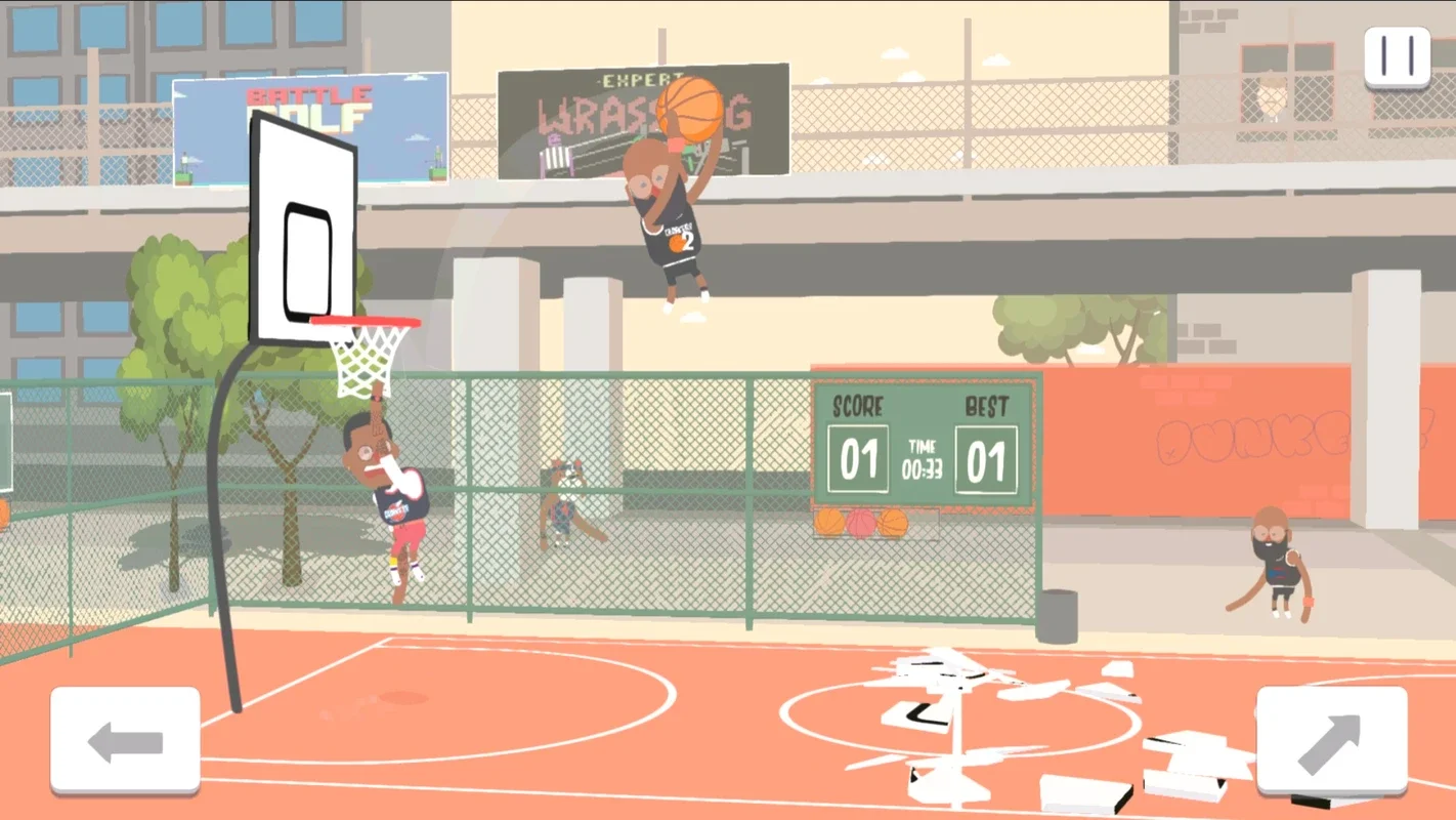 Dunkers 2 for Android - Slam Dunk Fun