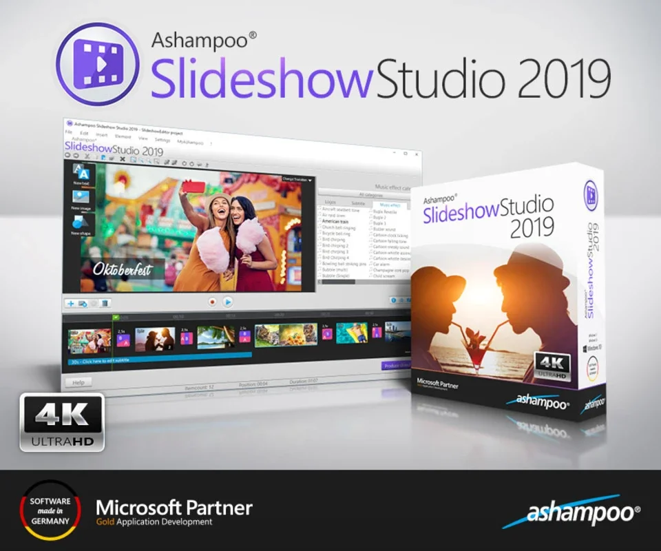 Ashampoo Slideshow Studio for Windows - Create Engaging Slideshows