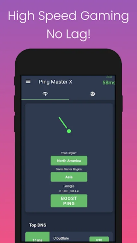 Ping Master X: Optimize DNS for Android Gaming