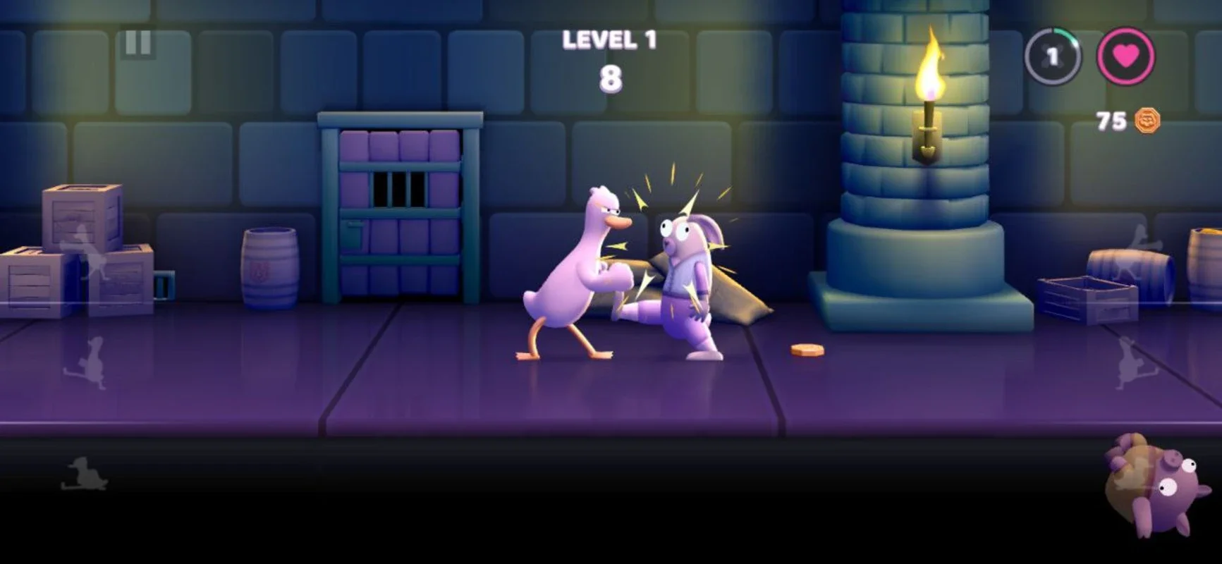 Punch Kick Duck for Android - Fun Challenges Await