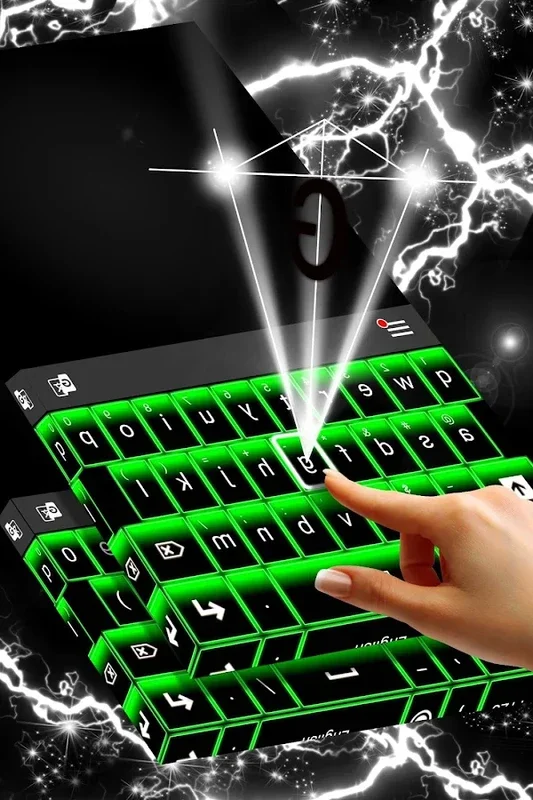 Neon Green Keyboard for Android - Enhance Your Typing