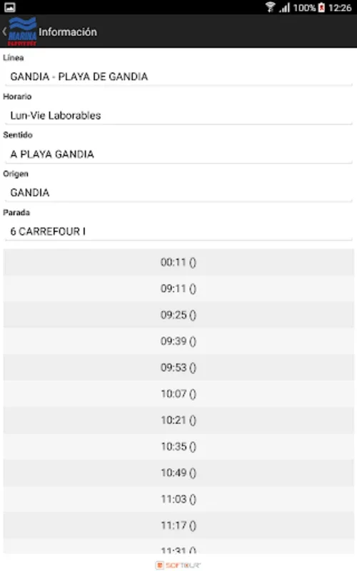 Bus Gandía La Marina for Android - Enhance Your Commute