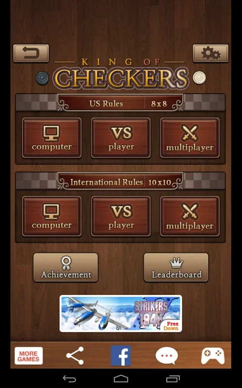 King of Checkers for Android - Great for Solo or Multiplayer