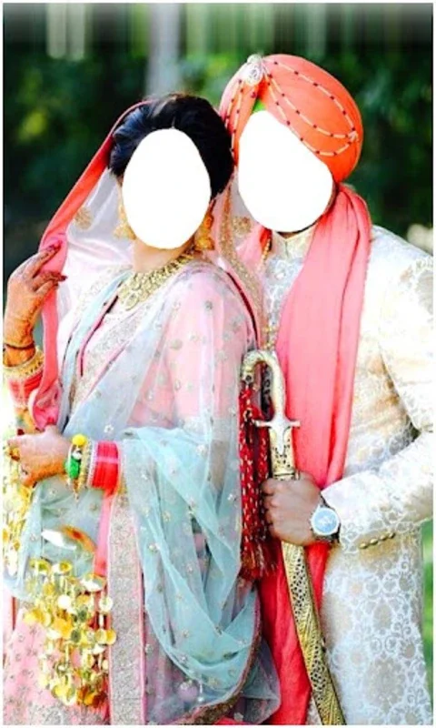 Couple Punjabi Wedding Frames for Android - Transform Your Photos