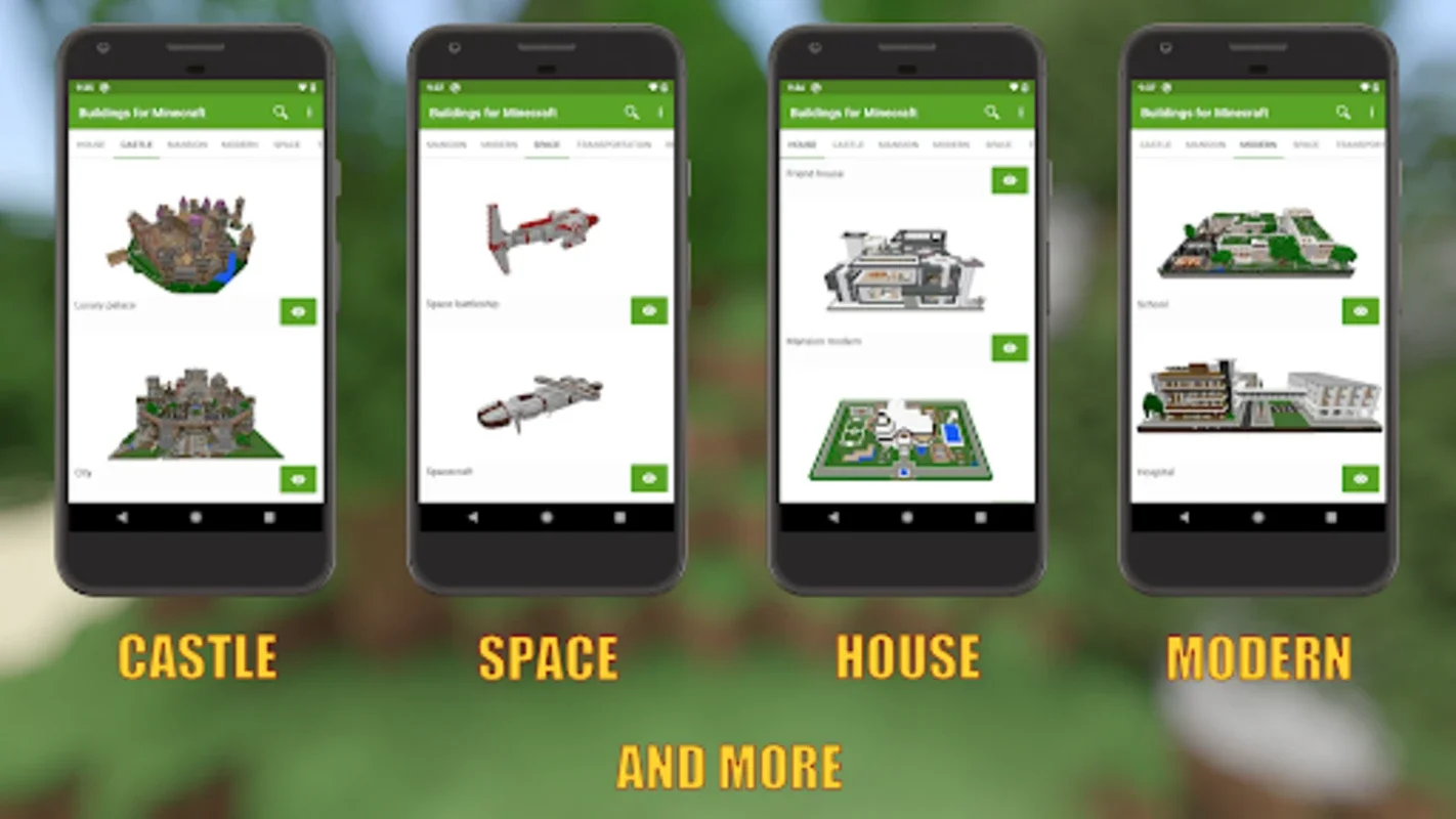 Buildings for Minecraft PE for Android - Add Detailed Structures Easily