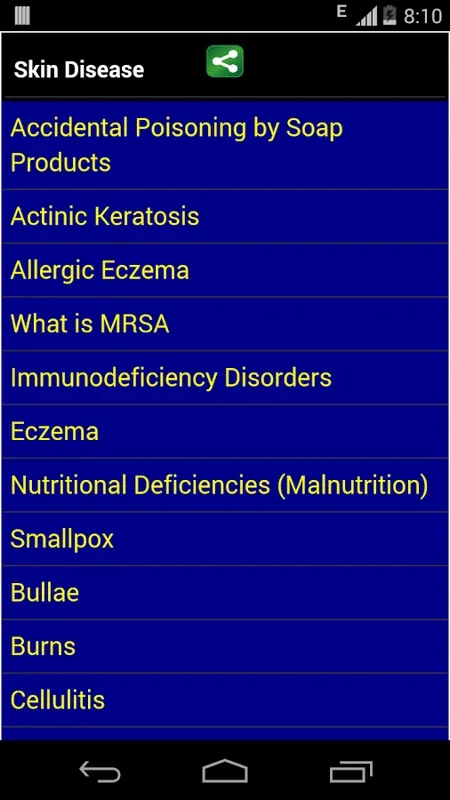 SkinDisease for Android: Manage Skin Health