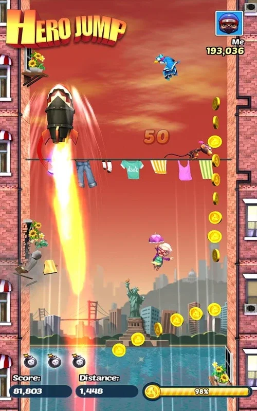 Hero Jump for Android - Thrilling Jumping Experience