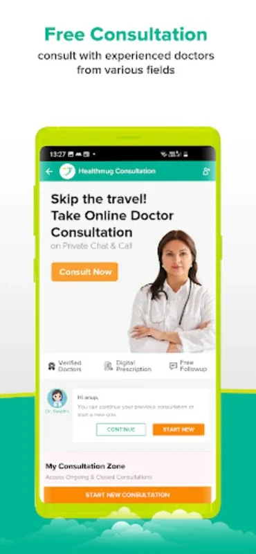 Healthmug - Android Healthcare App with Expert Consultations