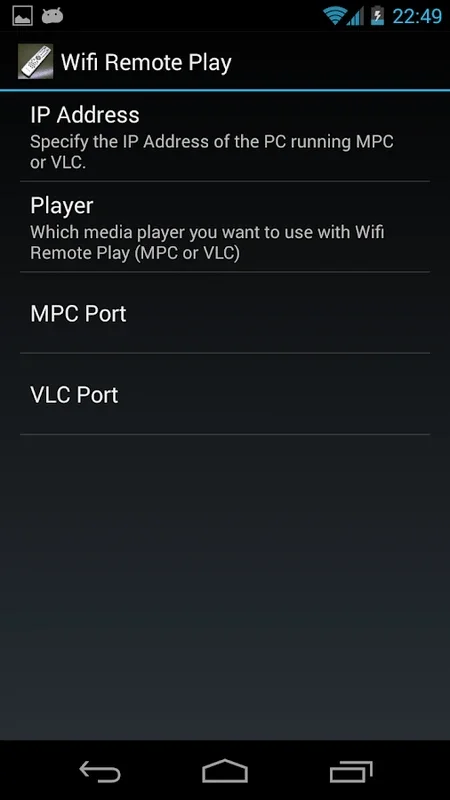 Wifi Remote Play for Android - Seamless Media Control