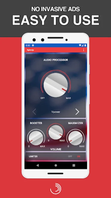 Volume Booster - SpinUp for Android - Enhance Mobile Audio