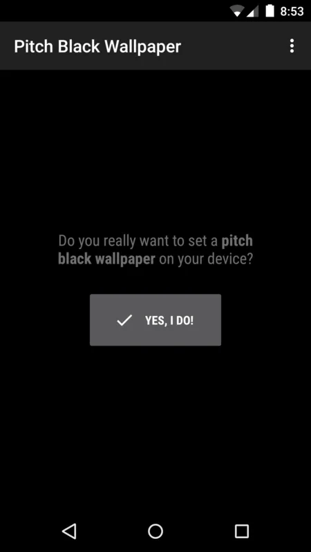 Pitch Black Wallpaper for Android - Sleek and Battery-Saving