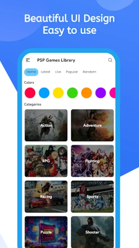 PSP Games Library for Android: Customizable Wallpapers