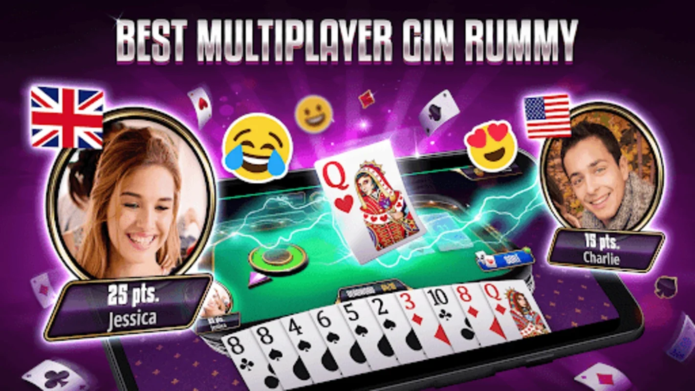 Gin Rummy Legends for Android - Strategic Card Game