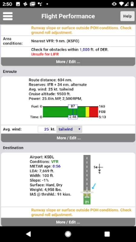 Baron Performance for Android - Enhance Flight Safety and Efficiency