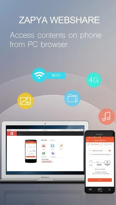 Zapya WebShare for Android - Efficient File Transfer