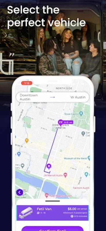 Fetii for Android - Seamless Group Transportation App