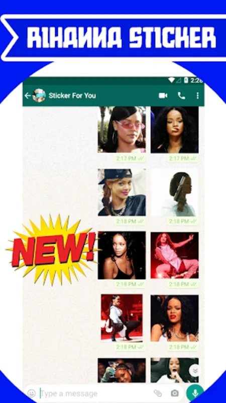 Rihanna Stickers for Whatsapp for Android - Express Yourself