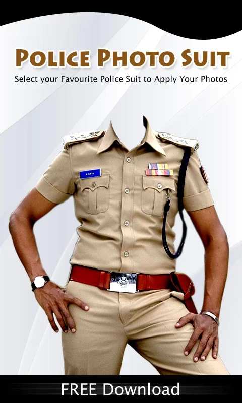 Police Photo Suit for Android - Transform Yourself