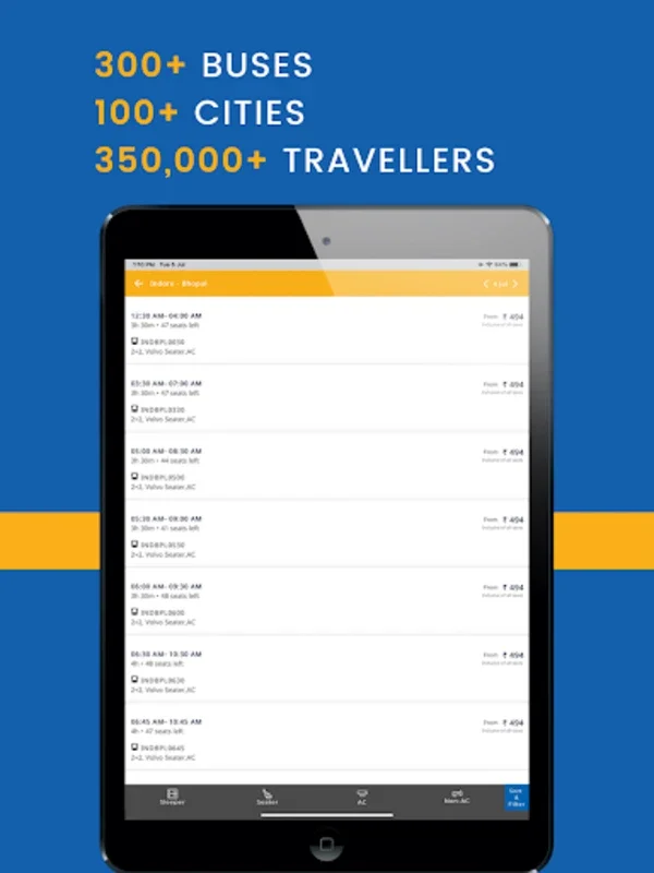 Chartered Bus for Android - Affordable Bus Tickets