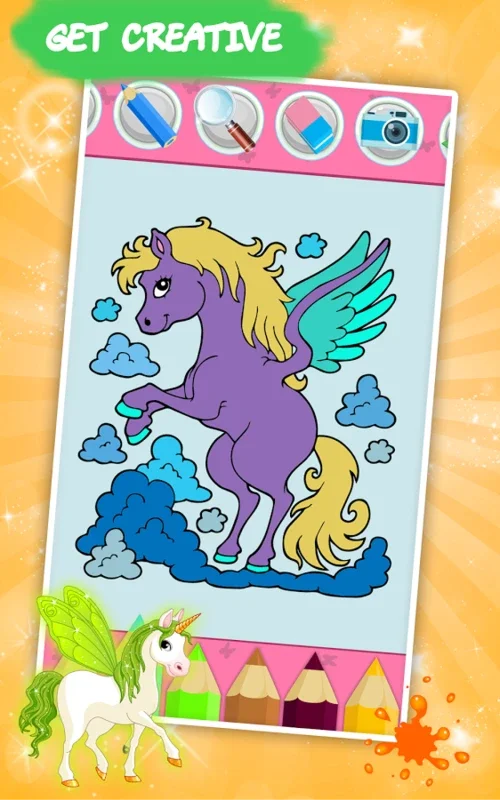 Unicorns Coloring Book for Android - Unleash Creativity