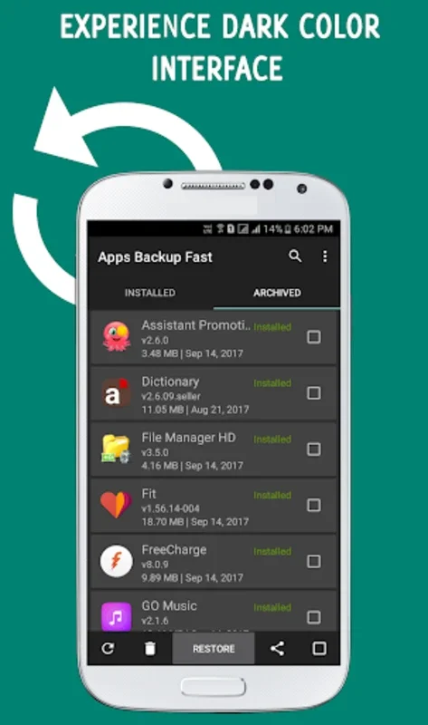 Apps Backup and Restore for Android - Manage Your Apps Easily