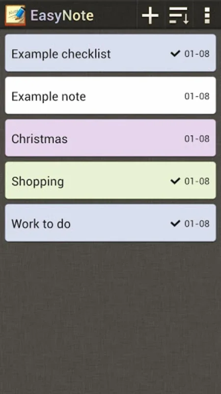 Bloc EasyNote Notepad for Android: Efficient Text Editing