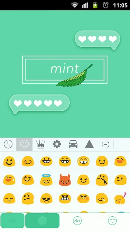 Mint for Android - Aesthetic Keyboard Theme