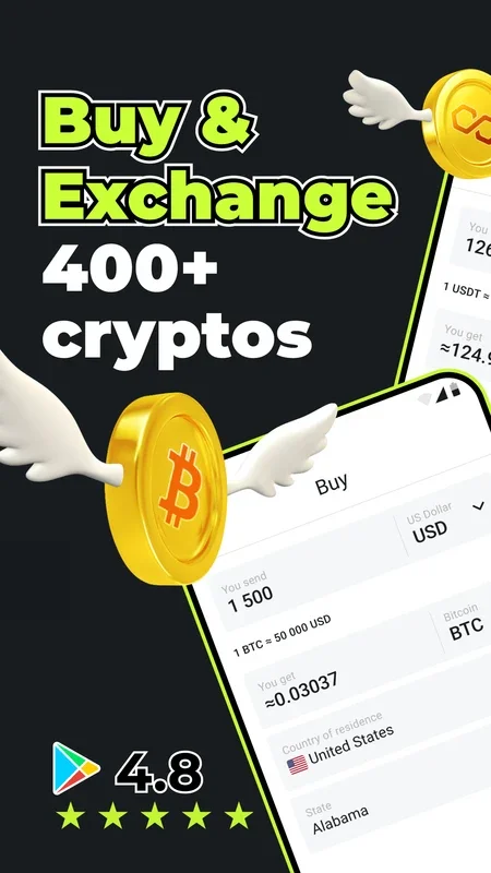 Buy Bitcoin BTC & Fast Crypto Exchange: Changelly for Android - Quick and Easy Crypto Exchanges