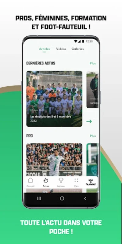 ASSE Officiel for Android - Stay Updated with AS Saint-Étienne