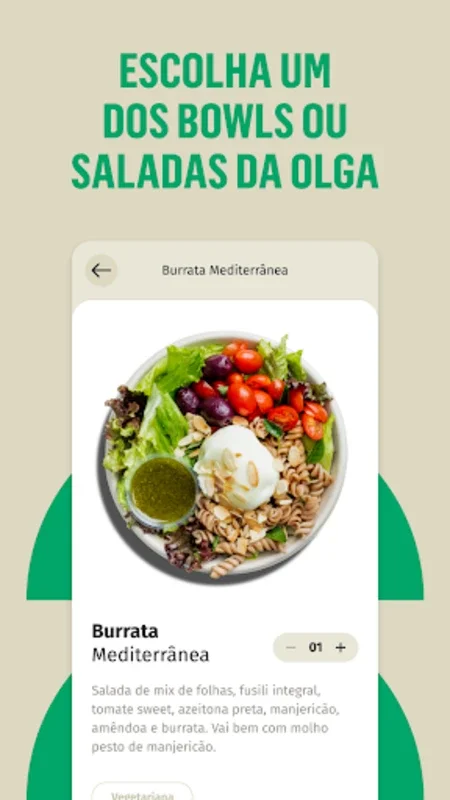 Olga Ri for Android - Order Fresh Salads & Poke Bowls Easily